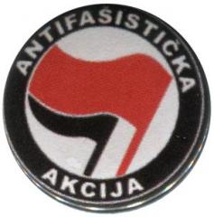 Zum 37mm Button "Antifasisticka Akcija (rot/schwarz)" für 1,10 € gehen.