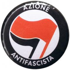Zum 37mm Button "Azione Antifascista (rot/schwarz)" für 1,10 € gehen.