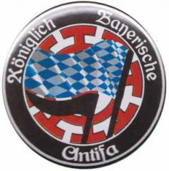 Zum/zur  37mm Button "Königlich Bayerische Antifa Mühldorf" für 1,17 € gehen.