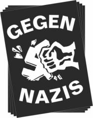 Zum Aufkleber-Paket "Gegen Nazis" für 1,81 € gehen.