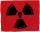 Der Aufnäher Atomkraft ist immer todsicher in schwarz/rot.