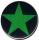 Der 37mm Button grüner Stern in schwarz.